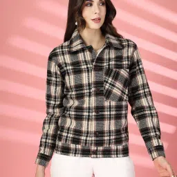 Chkokko Multicolored Chequered Shacket image 1