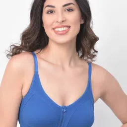 Clovia Blue Non Wired Non Padded T-Shirt Bra-picture-18