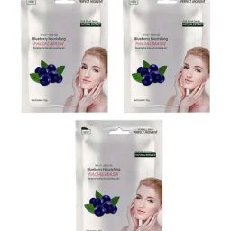 MONDSUB Blueberry Nourishing Facial Sheet Mask (Pack of 3) - 25 gm Each-image-66