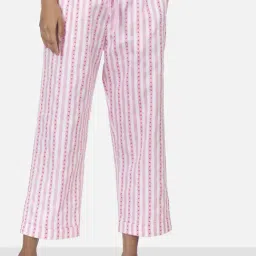 The Calm Collective Hot Pink Ellen Turn-Up Pajama-image-70