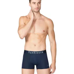Van Heusen Swift Dry Breathable Solid AIR Series Active Trunks - Dark Navy-12