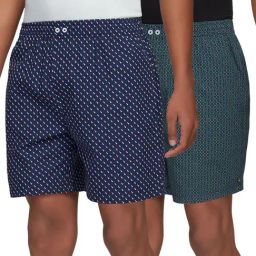 XYXX Blue & Green Printed Boxers - Pack of 2-image-41