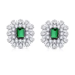 Anayra 92.5 Sterling Silver Classic Earrings for Women-37