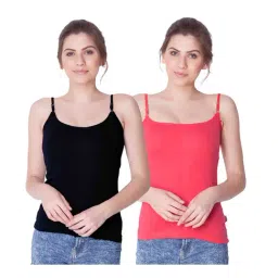 Dollar Missy Black & Coral Camisole Pack of - 2-image-56