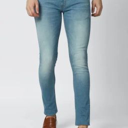 Peter England Blue Slim Fit Jeans-picture-4