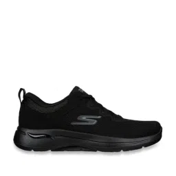 Skechers Men's GO WALK ARCH FIT - CLINTON Black Walking Shoes-80