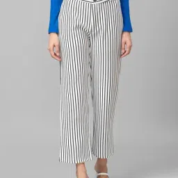 Globus White Striped Treggings-image-22