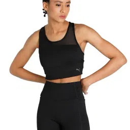 Puma Black Non Wired Padded Sprots Bra-image-54