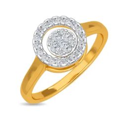 Kisna Diamond & Gold Jewellery Sharon 14k (585) Diamond & Gold Ring For Women-image-33