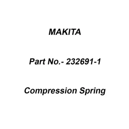 Makita Compression Spring Size 15 for HM002G, Part No 232691-1-15