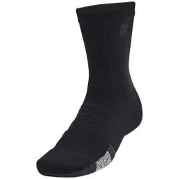 UNDER ARMOUR Black Polyester Solid Socks-image-13