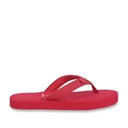 Yoho Women's Arch Support Red Flip Flops image 2