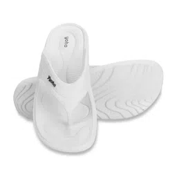 Yoho Women's Accupressure Floats Grey Flip Flops image 5
