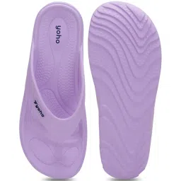 Yoho Women's Accupressure Floats Lavender Flip Flops image 4