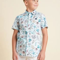 Jack & Jones Junior Boys Blue Glow Shirts-picture-12
