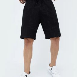 Fame Forever By Lifestyle Black Regular Fit Printed Shorts-picture-22