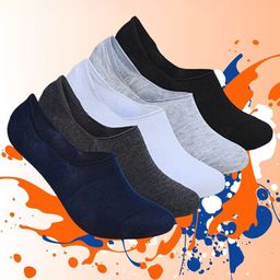 MJE Pack Of 5 Shoe Liners Socks-image-100
