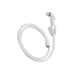 SUPREME 2-in-1 Faucet PVC Wall Mount with 1.5 m Hose, White-picture-14