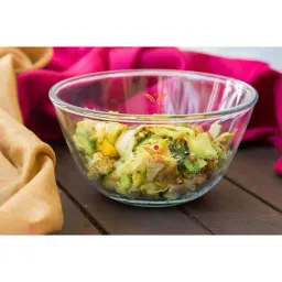 Femora Borosilicate Glass Microwave Safe Serveware Set (2100 ml & 1550 ml) - Set of 4 image 3