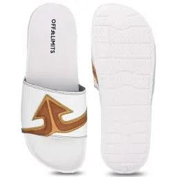OFF LIMITS Men's UNTOLD White Slides image 2