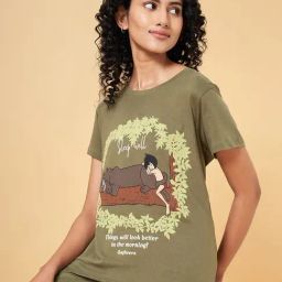Dreamz by Pantaloons Green Print Top-picture-15