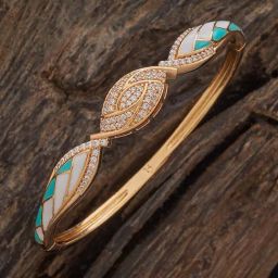 Kushal's Fashion Jewellery Golden Kada for Women-picture-41