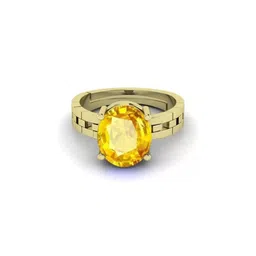 GenZcomplex Gold-Plated Brass Finger Ring-image-25