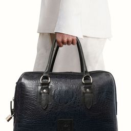 Hidesign Textured Medium Casual Duffel Bag-45