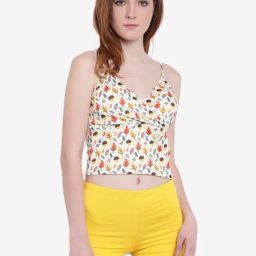 La Intimo Multi-Color Printed Fash Melange Tankini Camisole & Boy Shorts-picture-16