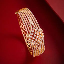 Kushal's Fashion Jewellery Golden Kada for Women-picture-42