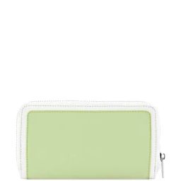 Fastrack Cool Matcha & White Color Block Zip Around Wallet For Women image 4