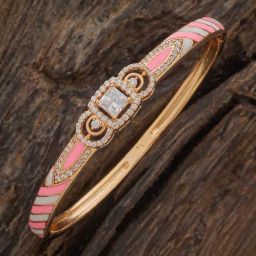 Kushal's Fashion Jewellery Golden Kada for Women-picture-30