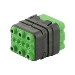 SOURIAU-SUNBANK / EATON RECTANGULAR MODULE, PLUG, 11POS, 3ROW, 8MQ2M9901AN-picture-0