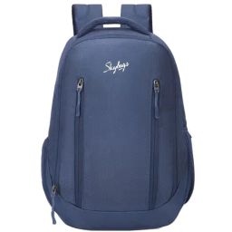 Skybags Forge Blue Polyester Solid Laptop Backpack - 16 Ltrs-image-58