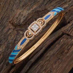Kushal's Fashion Jewellery Golden Kada for Women-picture-30