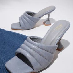 The White Pole Women's Blue Casual Sandals-image-98