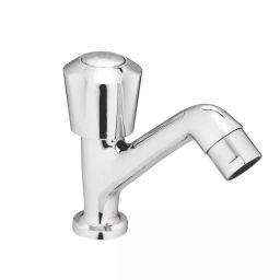 Jabra Pillar Cock Sleek Series Brass Chrome Finish Deck Mount Silver-image-99