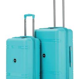 Carriall Drift Blue Textured Small & Medium Checked Hard Sided Luggage - Set of 2-8