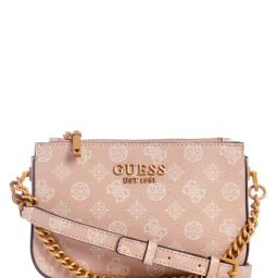 Guess Light Rose Logo Fynna Status Medium Cross Body Bag-image-33