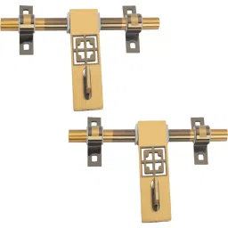Atom Steel Black Gold Finish Adjustable Latch, AD-LEMON-BG-10-102 (Pack of 2)-21