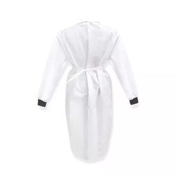 SARAF White Disposable Surgeon Gown 40 GSM Size:- Free Size, 7704W image 4