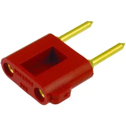 POMONA Banana Plug, Shorting Bar Tip, 5A, Red, 3452-2-picture-37