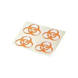 AS ONE Biohazard Mark Sticker 120 mm, Orange-12-image-15