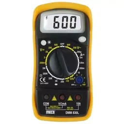 Meco 3½ Digit 2000 Count Digital Mutimeter, DMM 830L-27