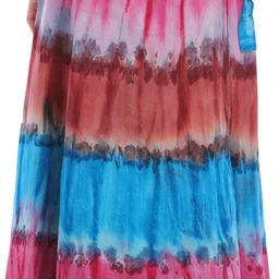 Exotic India Printed Wrap Maxi Skirt-image-61