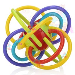 OPINA Infant Toddler Rattle Toys 1 Loopi Rattle - Multicolor-11