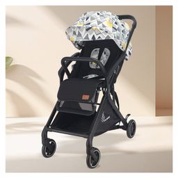 R for Rabbit Street Smart Aero Kids Stroller Push Handle & Shock Absorbing System Abstract Print -  Multicolour-4