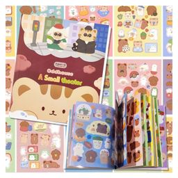 FunBlast Small Theater Japanese Style Aesthetic Stickers - 30 Sheets Multicolor-22