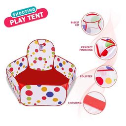 Magicwand Large Size Polyster Multi-Colored Polka Dot Basket-Ball Pool for Kids Made in India Multi-Colored Without Balls image 2