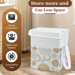 Kuber Industries White Set of 2 Regular Multi-Utility Organisers image 4